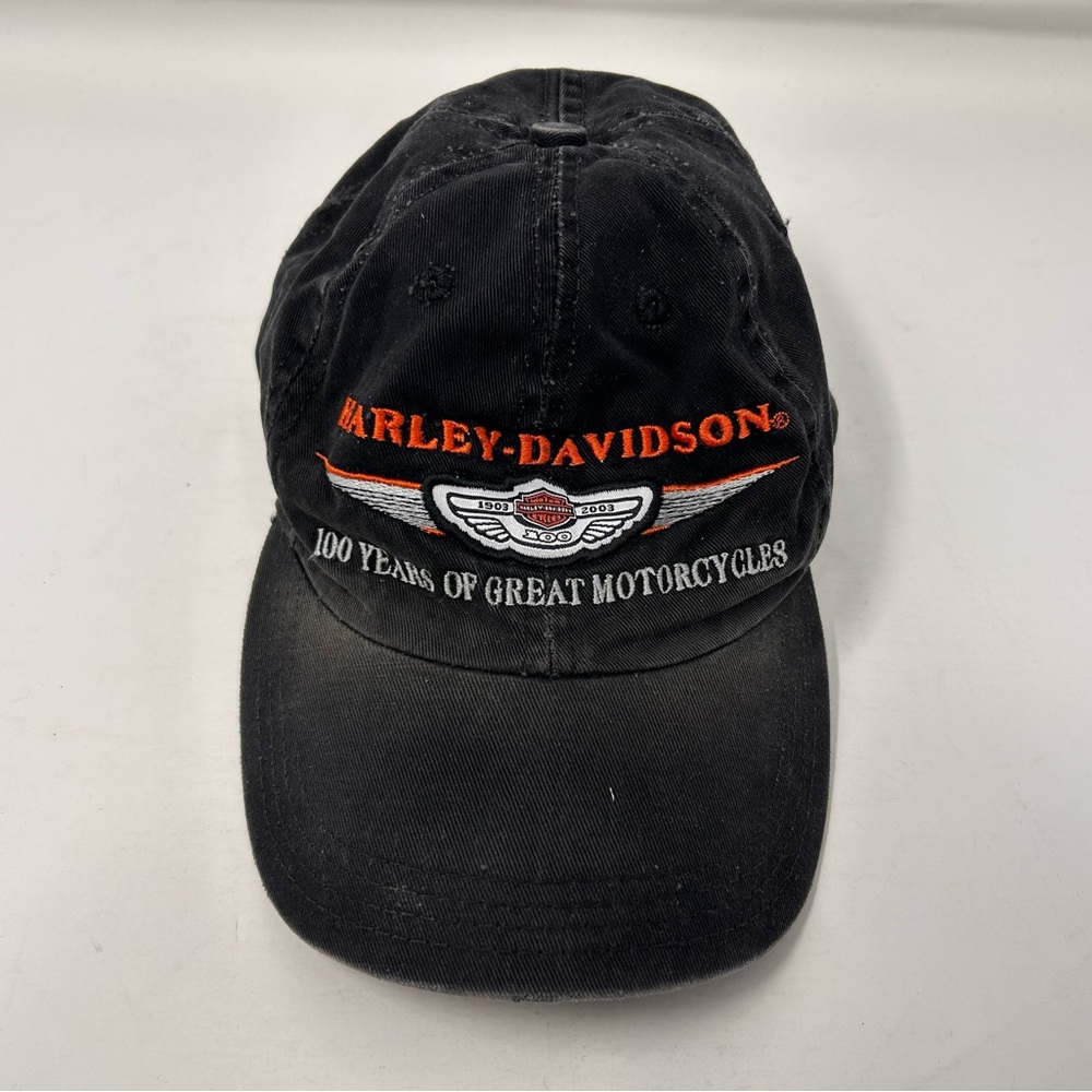 Used Vintage 2003 Harley-Davidson 100 Year Anniversary Adjustable Hat
